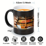 Mug Céramique Thermoréactif “Bibliothèque Enchantée” – Évasion Littéraire et Magique