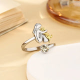 Chipie – Bague avec icône de chien