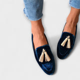 Quinnlyn – Vintage-inspirierte Loafer mit Quasten