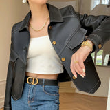 Lune | Veste en cuir pour le printemps