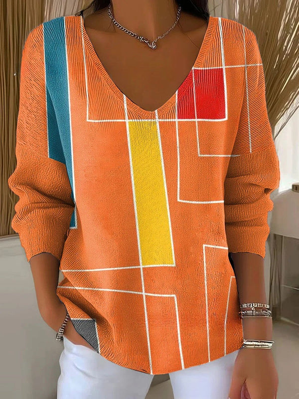 JULIETTE | Pull en maille à col en V
