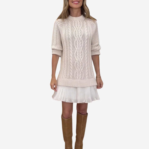 Lune Belie™ | Robe Pull en Maille