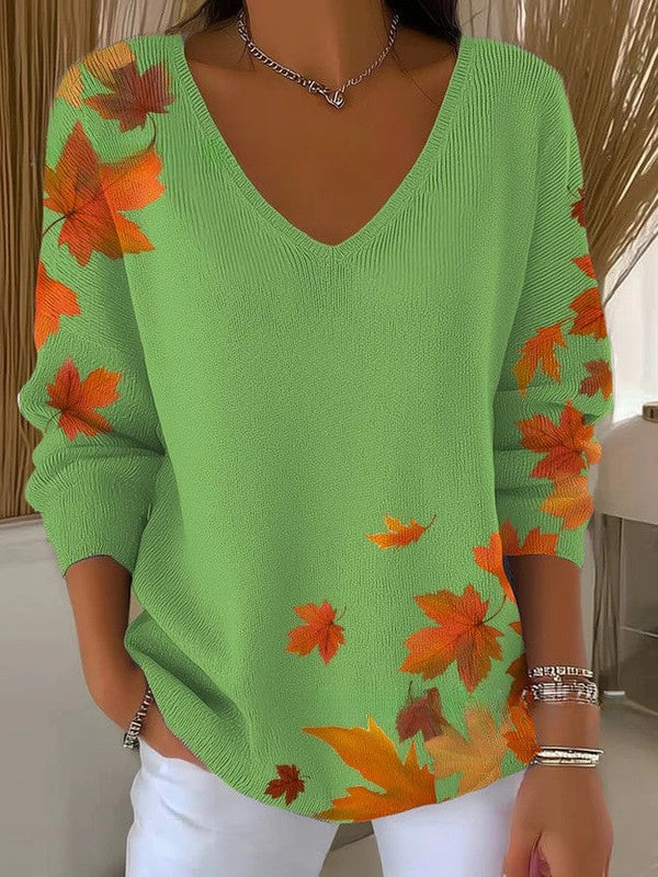 CLEMENCE | Pull en maille à col en V
