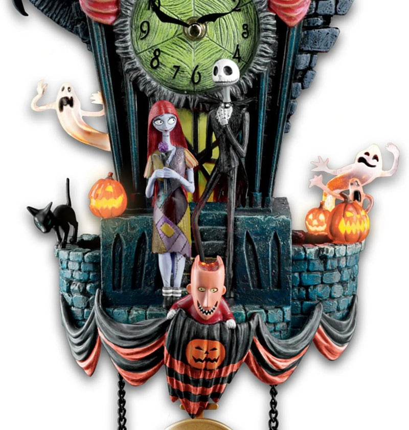 HallowClock – Horloge Murale d’Halloween, L’Étrange Noël de Monsieur Jack