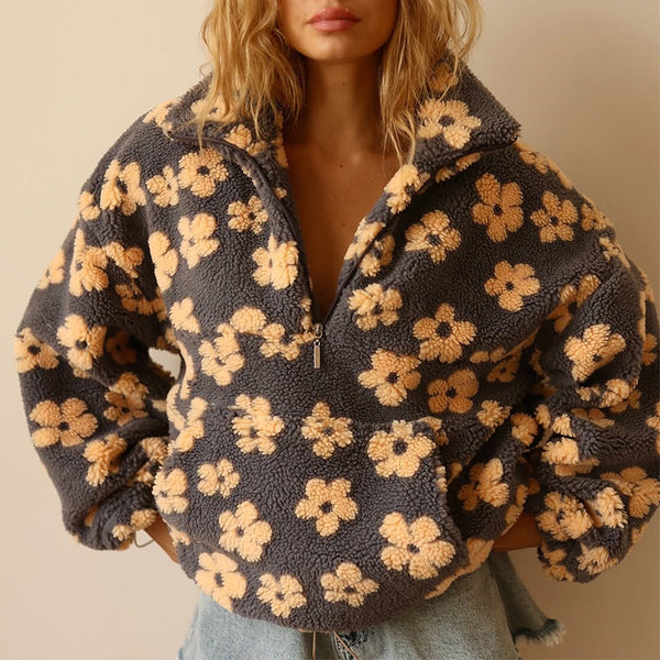 Sofia™ | Pull fleuri élégant