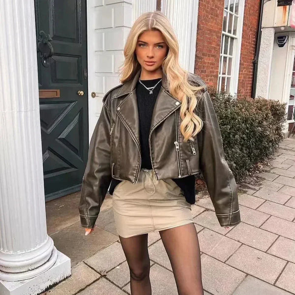 Lune | Veste en cuir de qualité polyvalente