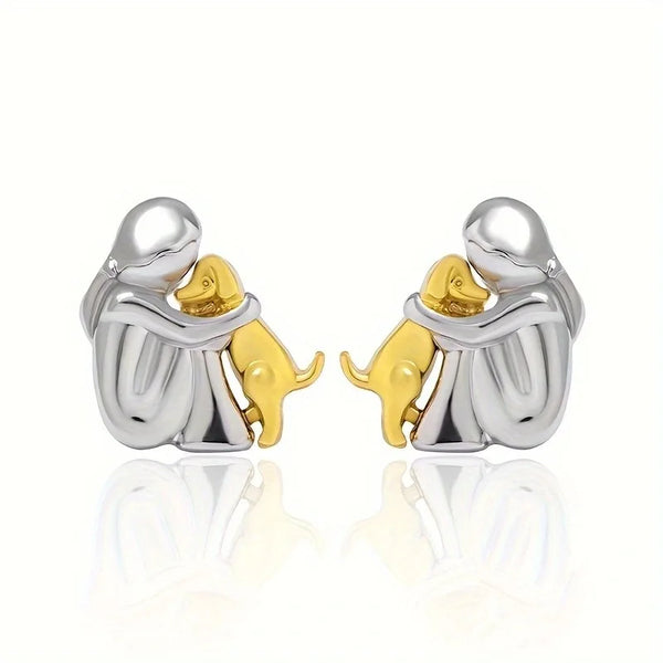 Chanel – Boucles d’oreilles avec icône de chien
