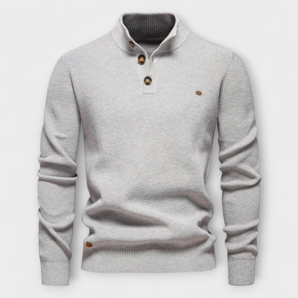 MIRAVO | Maglione da uomo con design a bottoni