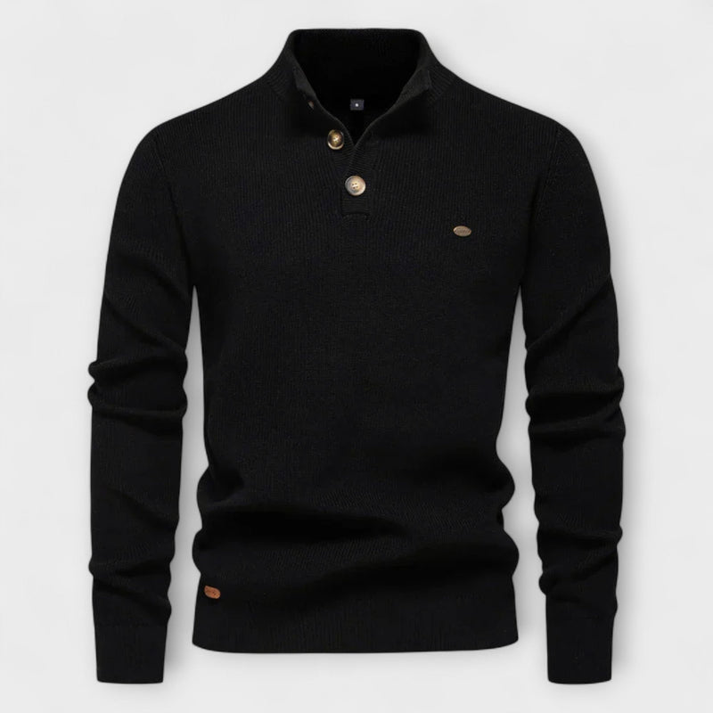 MIRAVO | Maglione da uomo con design a bottoni