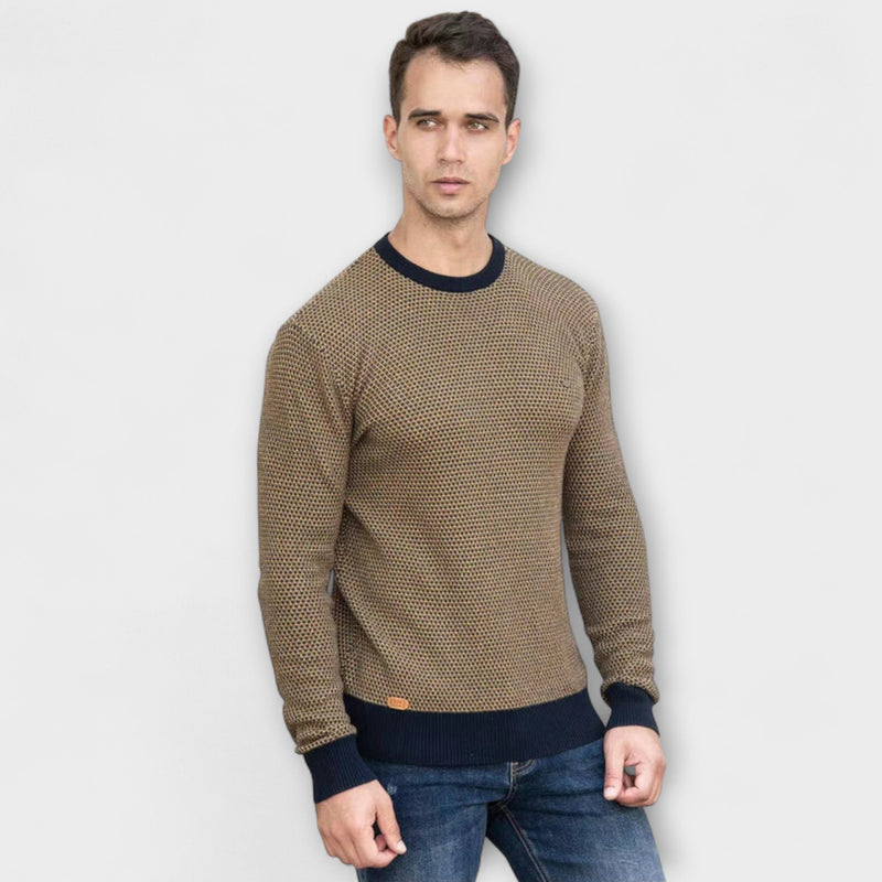 MIRAVO | Maglione da uomo con motivo a quadri