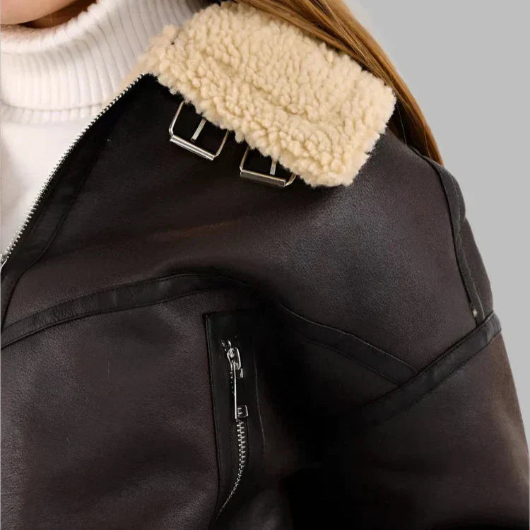 Lune | Veste en cuir respirante et polyvalente