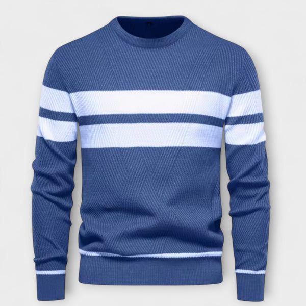 MIRAVO | Maglione elegante da uomo con motivo a spina di pesce
