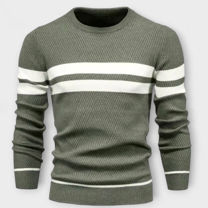 MIRAVO | Maglione elegante da uomo con motivo a spina di pesce