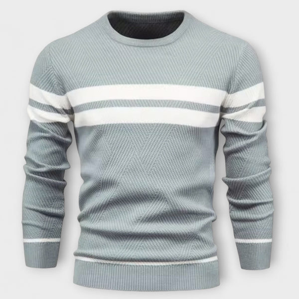 MIRAVO | Maglione elegante da uomo con motivo a spina di pesce