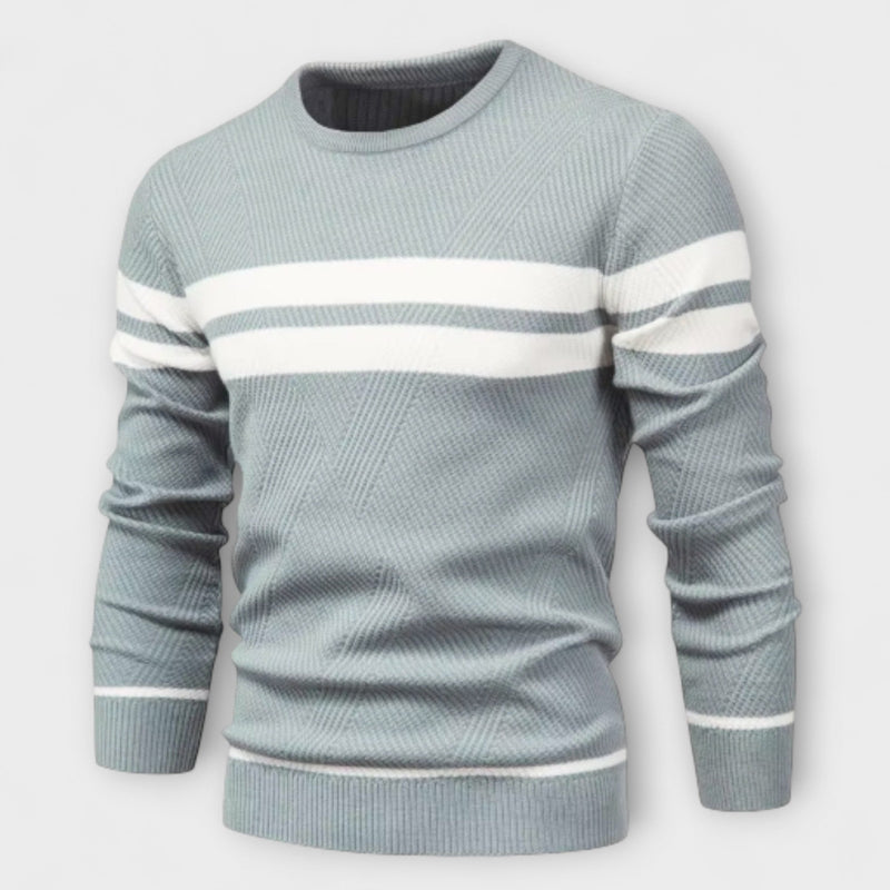 MIRAVO | Maglione elegante da uomo con motivo a spina di pesce