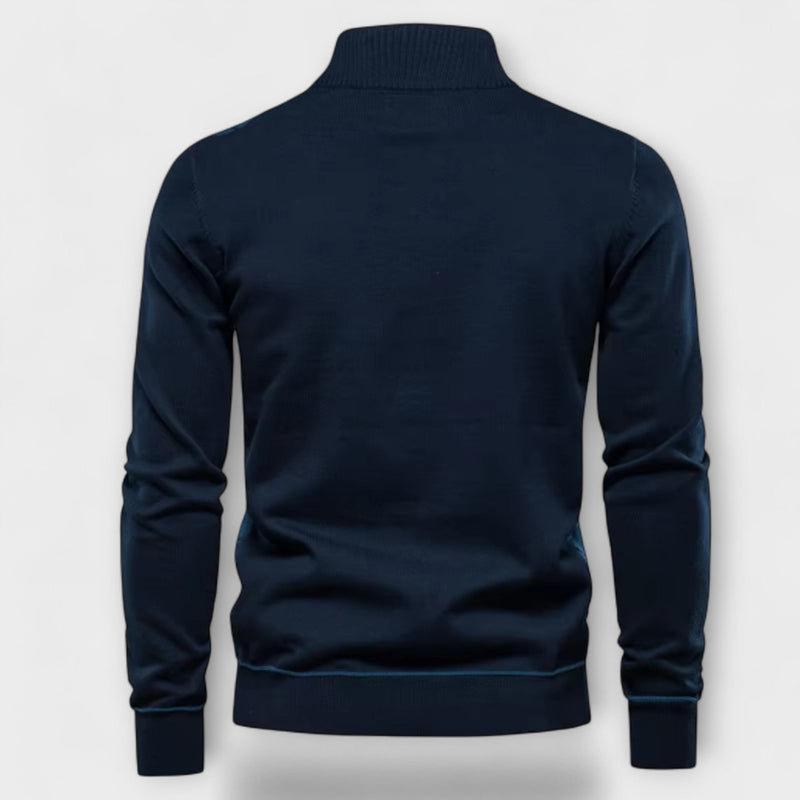 MIRAVO | Pullover da Uomo con Mezzo Zip