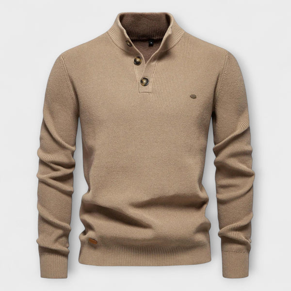 MIRAVO | Maglione da uomo con design a bottoni