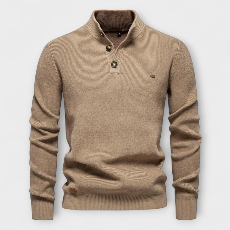 MIRAVO | Maglione da uomo con design a bottoni