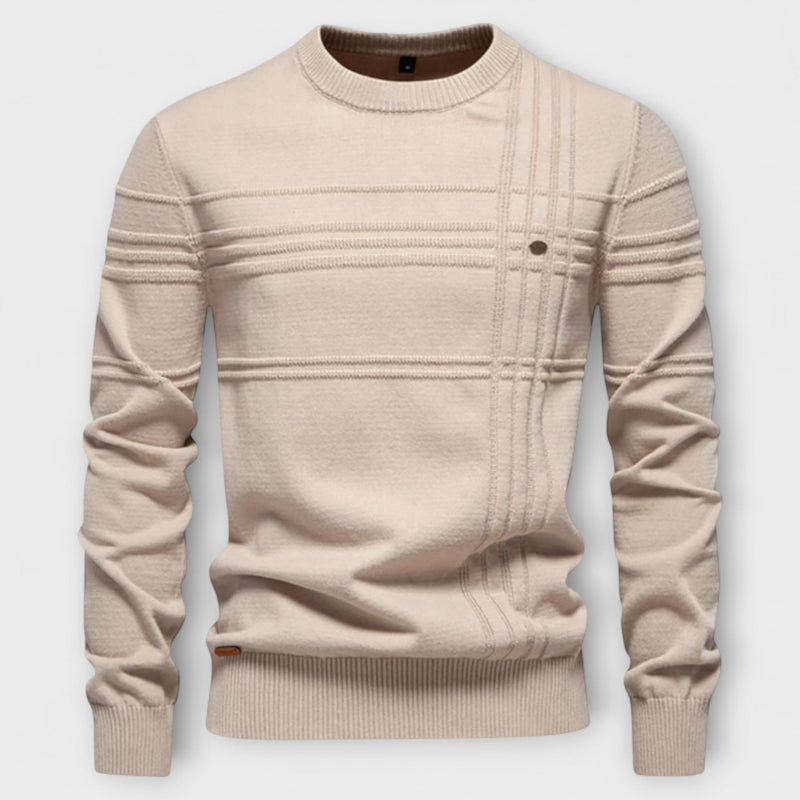 MIRAVO | Maglione elegante da uomo con design a quadri
