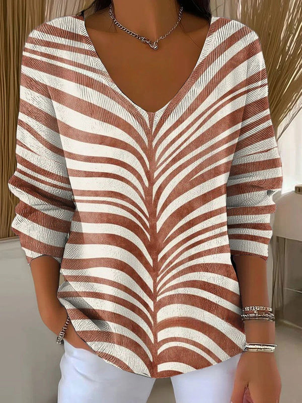 VALERIE | Pull en maille à col en V
