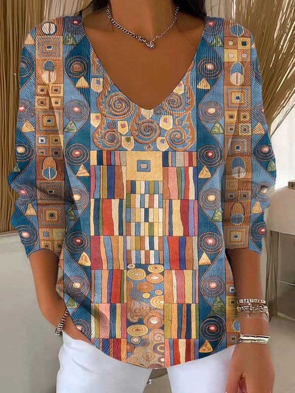 GABRIELLE | Pull en maille à col en V